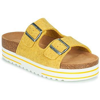 Kattis  women's Mules / Casual Shoes in Yellow