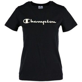 Crewneck Tee  women's T shirt in Black