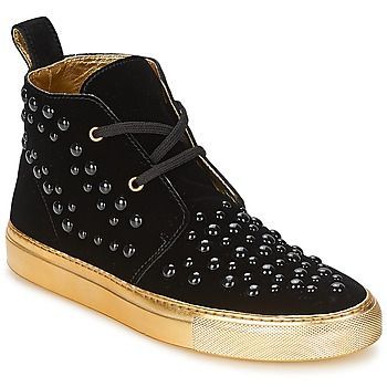 670183  women's Shoes (High-top Trainers) in Black