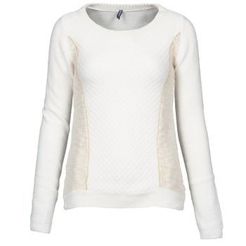 MIBI  women's Sweater in White