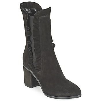 CARAMINA  women's Low Ankle Boots in Black