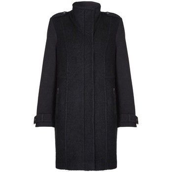 Black Womens Wool Winter Coat  women's Jacket in Black