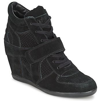 BOWIE  women's Shoes (High-top Trainers) in Black