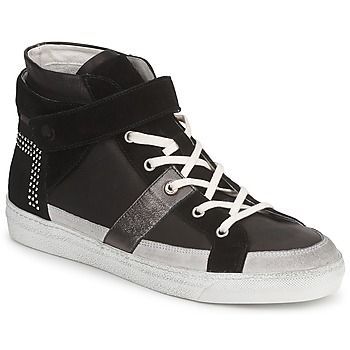 ISABEL MARGETTE  women's Shoes (High-top Trainers) in Black
