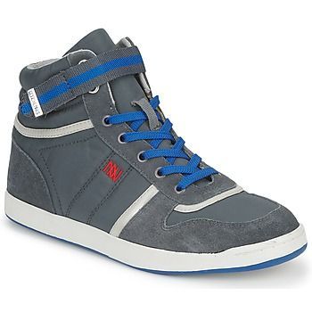 BASKET NYLON ATTACHE  women's Shoes (High-top Trainers) in Grey