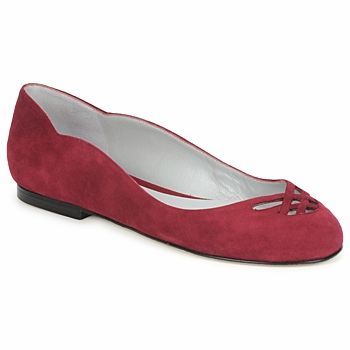 MOMONE FLAT  women's Shoes (Pumps / Ballerinas) in Red