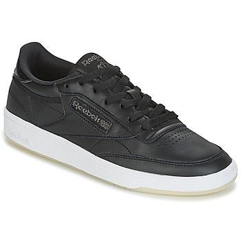CLUB C 85 LTHR  women's Shoes (Trainers) in Black