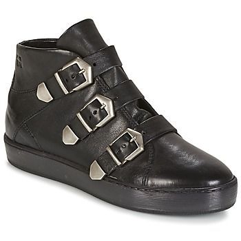 HAVER  women's Shoes (High-top Trainers) in Black