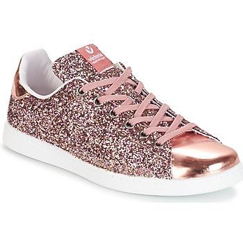 DEPORTIVO BASKET GLITTER  women's Shoes (Trainers) in Pink