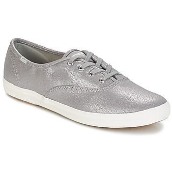 CH METALLIC CANVAS  women's Shoes (Trainers) in Silver