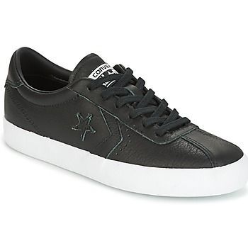BREAKPOINT FOUNDATIONAL LEATHER OX BLACK/BLACK/WHITE  women's Shoes (Trainers) in Black