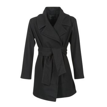 BANJO  women's Coat in Black