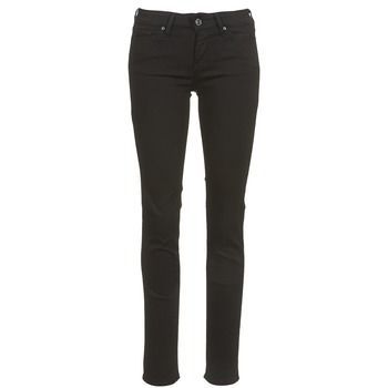 Levis  712 SLIM  women's Skinny Jeans in Black