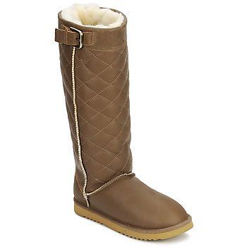 HUNTER NAPPA  women's High Boots in Brown