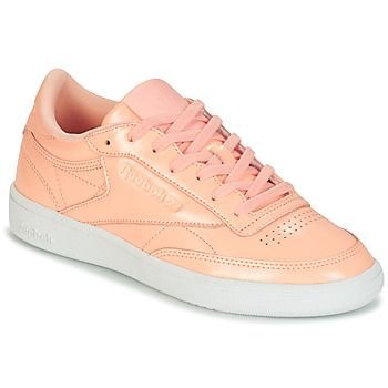CLUB C 85 PATENT  women's Shoes (Trainers) in Pink
