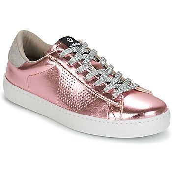 DEPORTIVO METALIZADO  women's Shoes (Trainers) in Pink