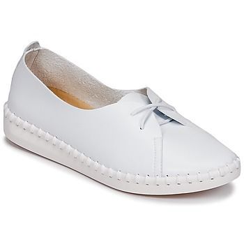 DEMY  women's Casual Shoes in White