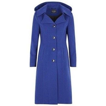 Cashmere Winter Coat  women's Parka in Blue