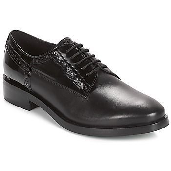 DONNA BROGUE  women's Casual Shoes in Black
