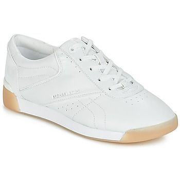 ADDIE LACE UP  women's Shoes (Trainers) in White