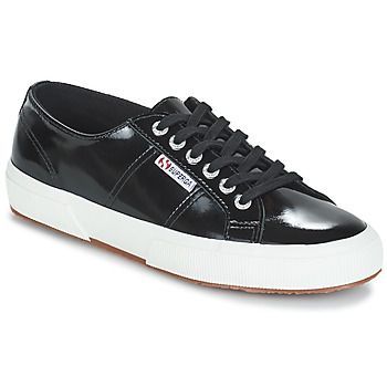 2750-LEAPATENTW  women's Shoes (Trainers) in Black