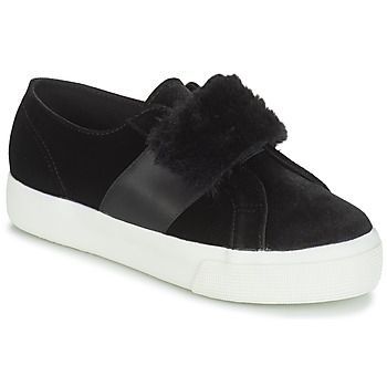 2750-LEAPATENTW  women's Shoes (Trainers) in Black