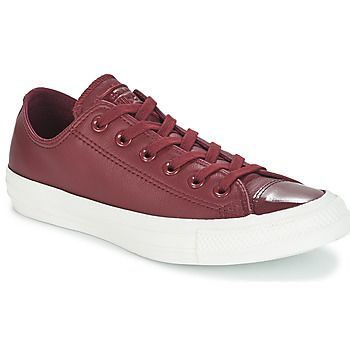 CHUCK TAYLOR ALL STAR LEATHER OX  women's Shoes (Trainers) in Bordeaux