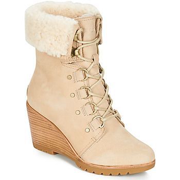 AFTER HOURS LACE SHEARLING  women's Snow boots in Beige