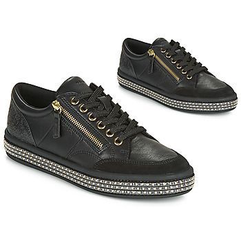D LEELU'  women's Shoes (Trainers) in Black