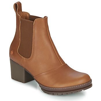 CAMDEN  women's Low Ankle Boots in Brown
