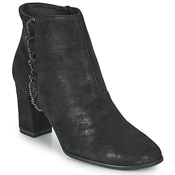 ESMERALDA  women's Low Ankle Boots in Black