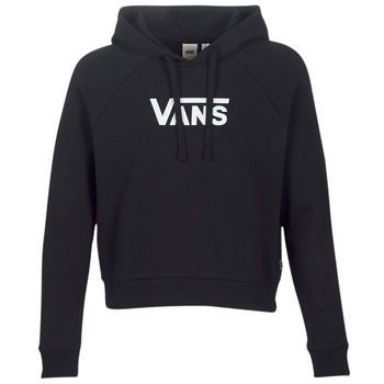 FLYING V FT BOXY HOODIE  women's Sweatshirt in Black