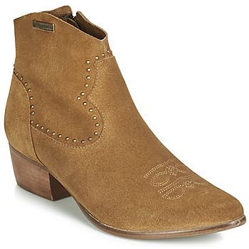 ASTRID  women's Low Ankle Boots in Brown