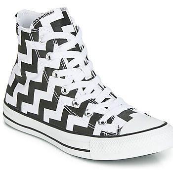 CHUCK TAYLOR ALL STAR GLAM DUNK CANVAS HI  women's Shoes (High-top Trainers) in White
