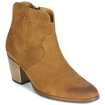 GLOLYS  women's Low Ankle Boots in Brown