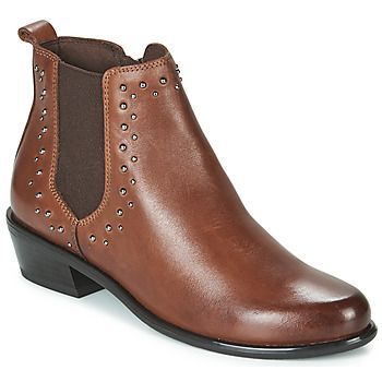 ALICIA  women's Mid Boots in Brown