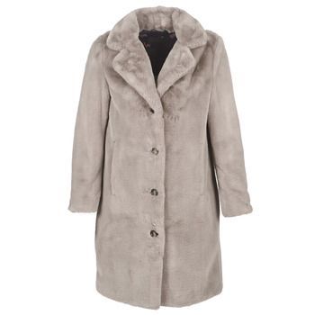 CYBER  women's Coat in Grey