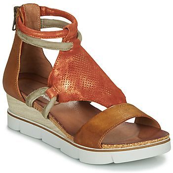 LIRABIEN  women's Sandals in Brown. Sizes available:4