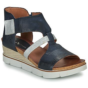 IRATIMO  women's Sandals in Blue. Sizes available:5.5,6.5,8