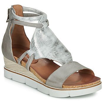 IRABIEN  women's Sandals in Silver. Sizes available:8