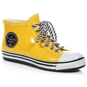 Gala Ankle Height Wellingtons Yellow  women's Wellington Boots in Yellow