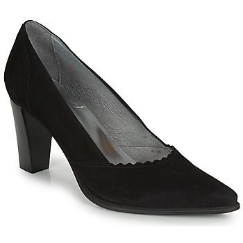 MATTITO  women's Court Shoes in Black. Sizes available:3.5,5,6.5