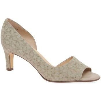 Beate Womens Open Court Shoes  women's Court Shoes in Beige. Sizes available:4,4.5,5,5.5,6,6.5,7
