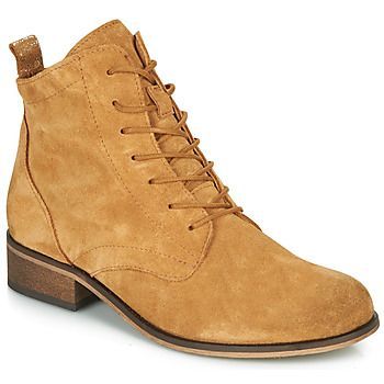 GODILLOT  women's Mid Boots in Beige. Sizes available:6.5,2.5