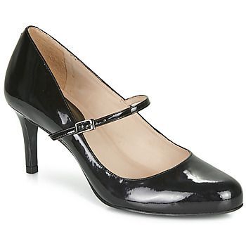 LUCIOLLE  women's Court Shoes in Black. Sizes available:5,6.5,7.5