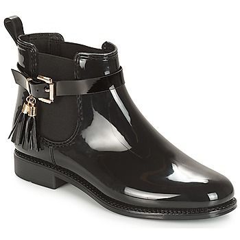 JAMES  women's Mid Boots in Black. Sizes available:5