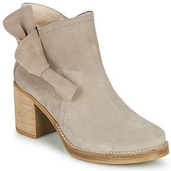 HIRCHE  women's Low Ankle Boots in Grey. Sizes available:4,6,8