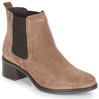 CRUMBLE  women's Mid Boots in Beige. Sizes available:4,5,7.5