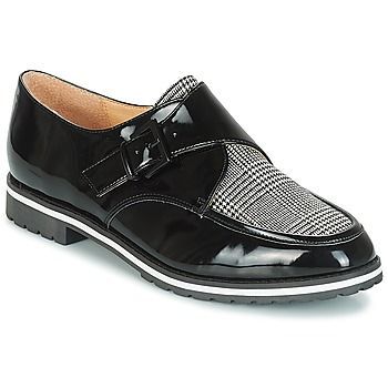 ACHILLE  women's Casual Shoes in Black. Sizes available:2.5