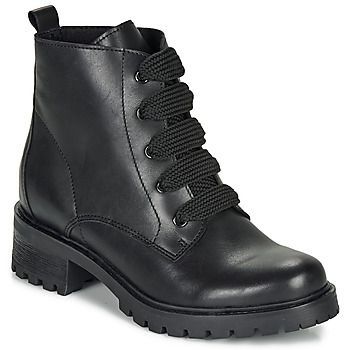 ELISE  women's Mid Boots in Black. Sizes available:3.5,4